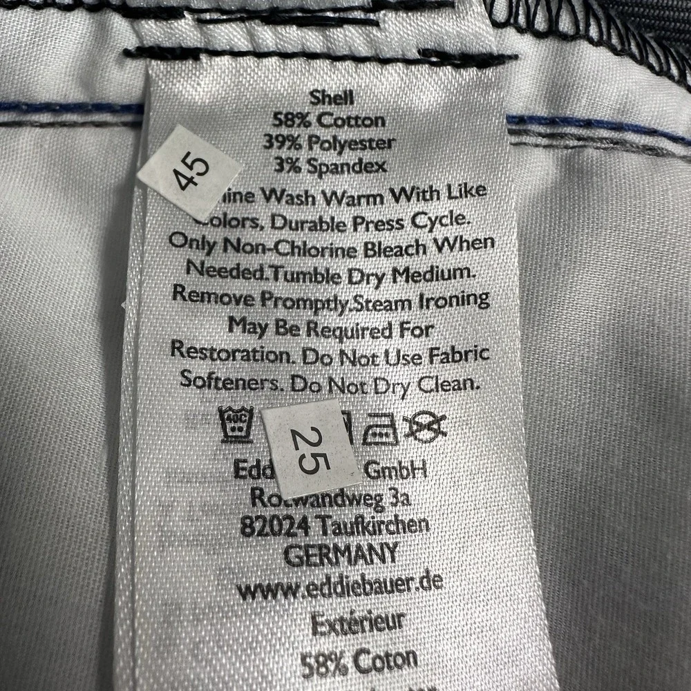 NWT Eddie Bauer Men's Flex Wrinkle Resistant Sport Chino Pant Gray Sz 40/34 Tall